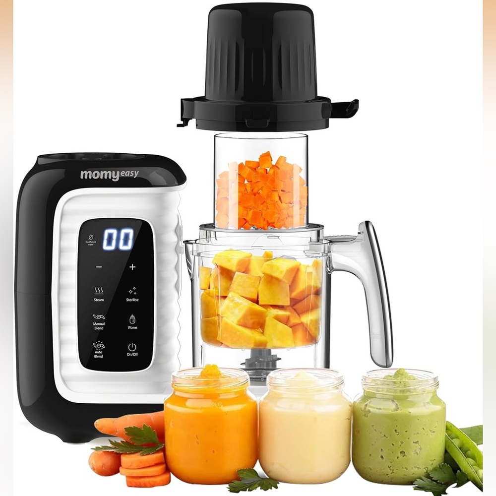 Momyeasy Black Kids Food Maker - Black